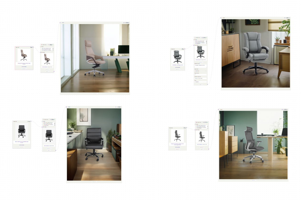 Furniture AI Product Background Generator with Stable Diffusion