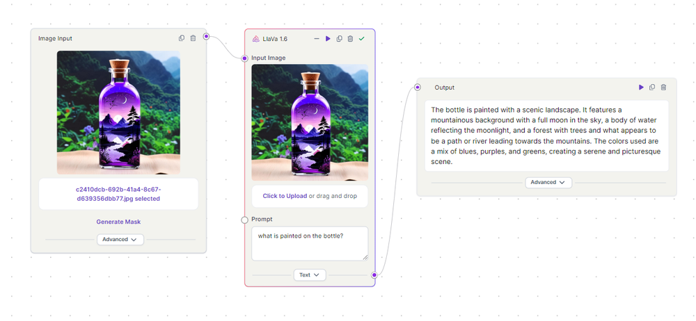Generating Text Descriptions and Captions From Images with LLaVa