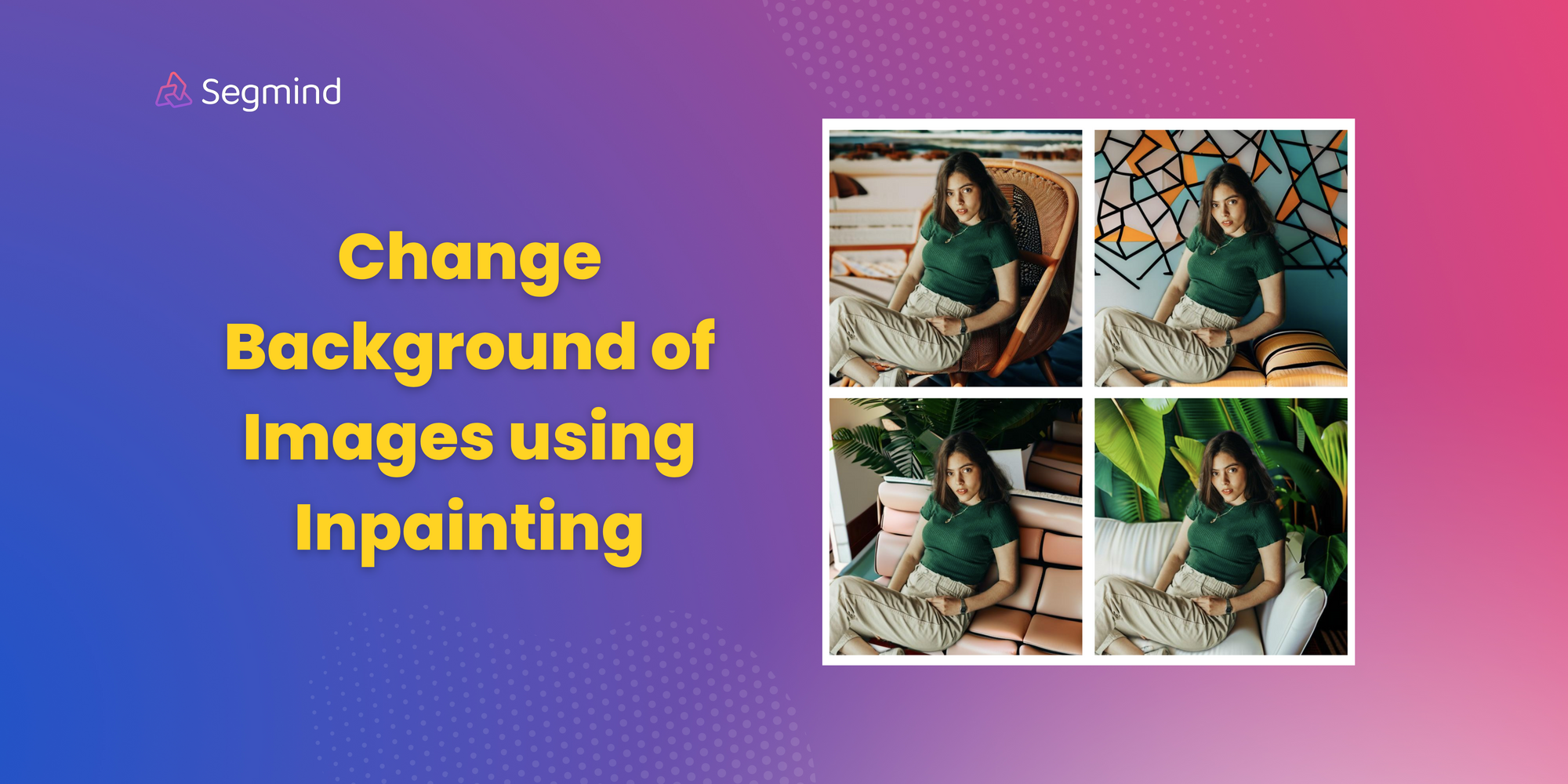 Change Background of Images like a Pro using ControlNet Inpainting