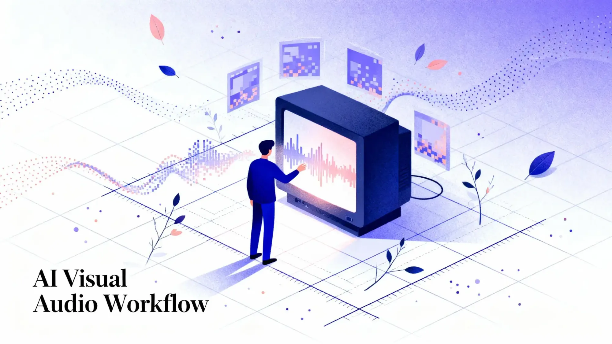 8 Steps for Creation of Visual Audio Media Using AI Workflows